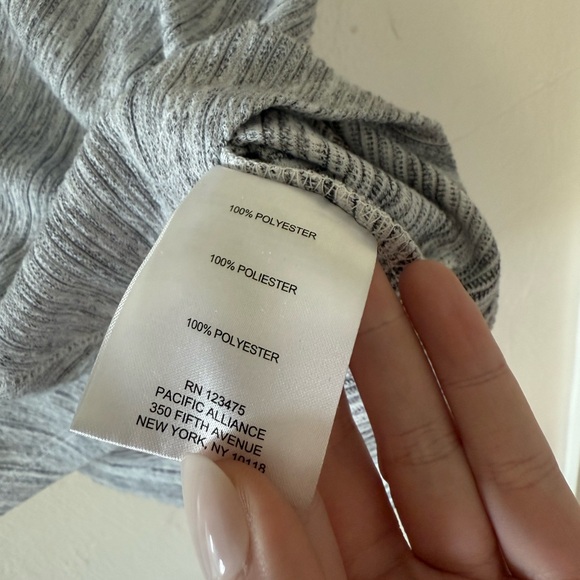 Jones New York Women's Heather Gray Blouse - S - Picture 4 of 8